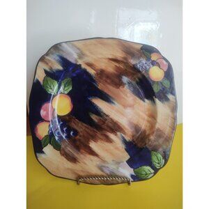 Vintage H+K Tunstall Bone China Autumn Pattern 9 3/4" Serving Plate